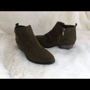 Suede booties